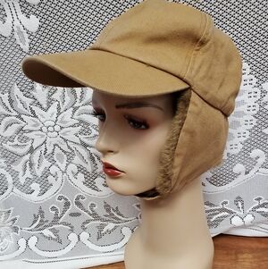 Cozy Tan Ear Flap Hat for Women